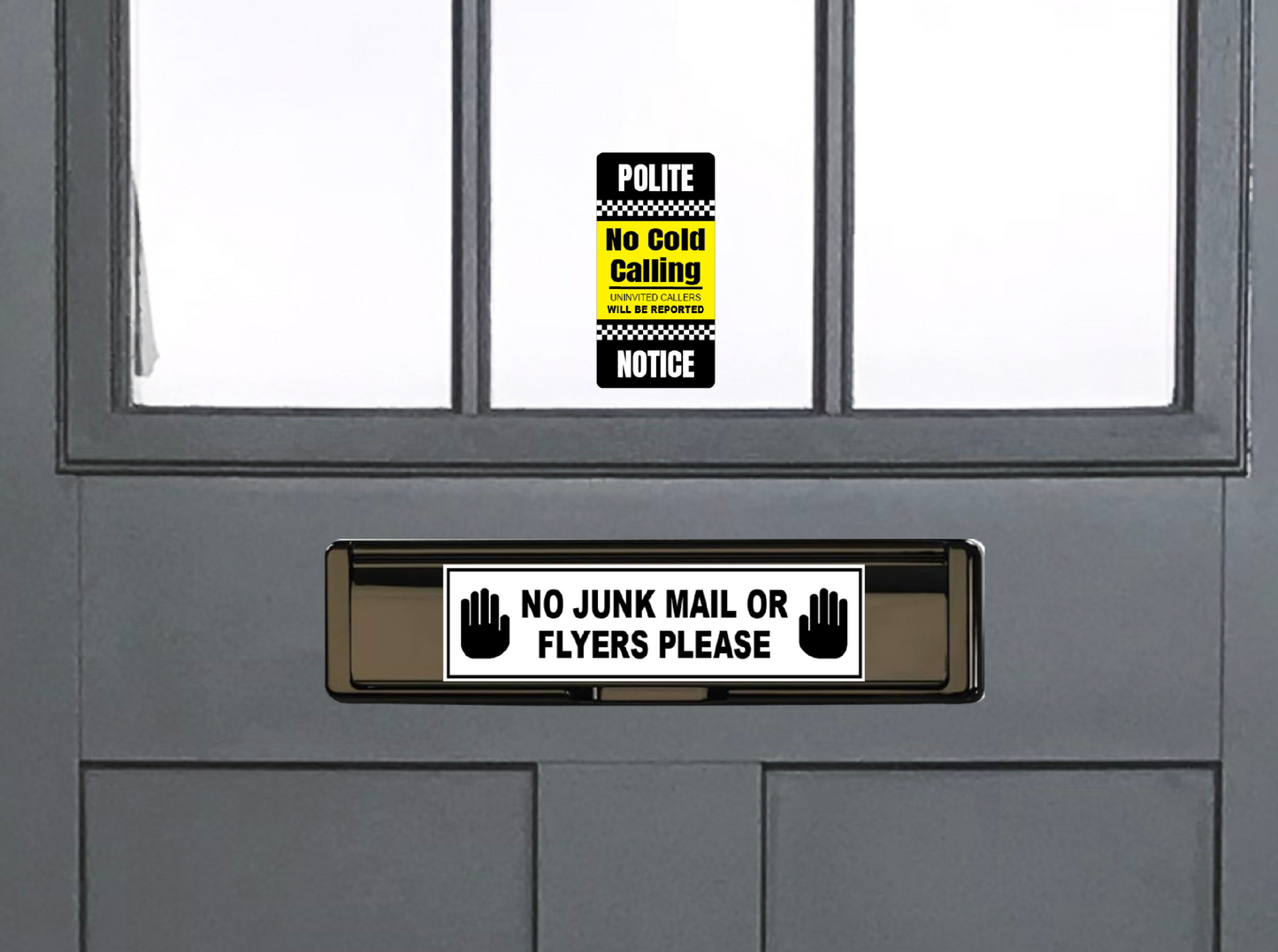 No Cold Calling - No Junk Mail