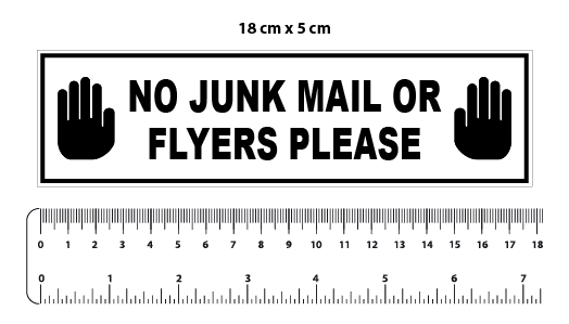 No Cold Calling - No Junk Mail